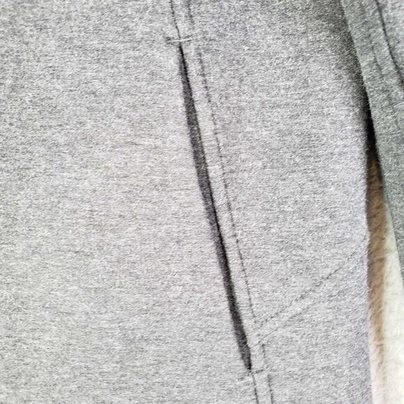 Lululemon Insculpt Zip Jacket Mock Neck Size 6 Heathered Black Gray Ponte Knit - Picture 6 of 11